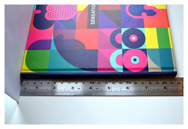 Measuring the height of a book