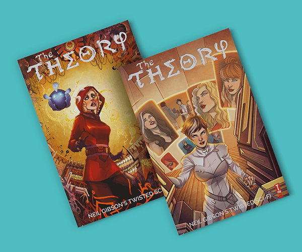 A comic book with two distinct covers